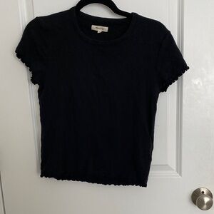 Madewell Midnight Black Short Sleeve Tee